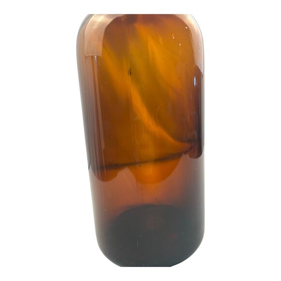 Vintage/ Antique Amber Glass Apothecary Bottle Cork Stopper, Pharmacy, Large 13” - Picture 10 of 12